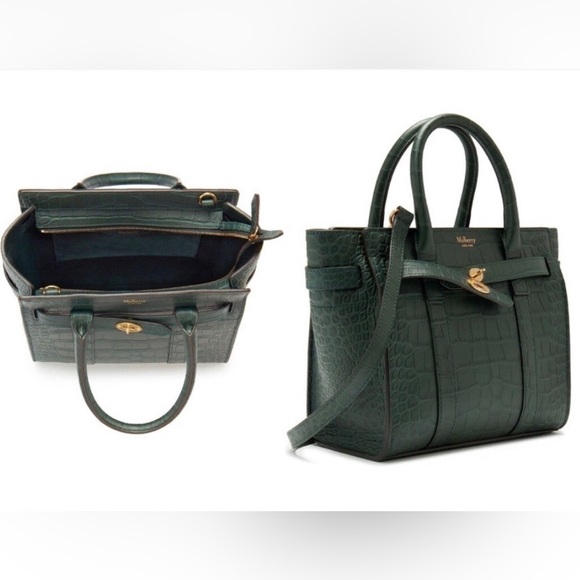 Mulberry Handbags - Mulberry Bayswater Croc Embossed Tote